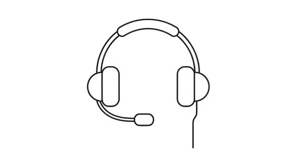 Headphones with microphone