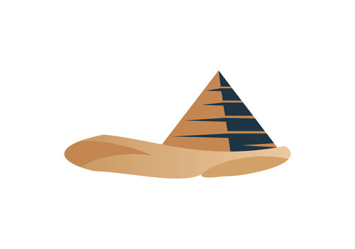 Pyramid logo PNG icon design, Creative Branding Pyramids Logo Concept design Transparent Background 