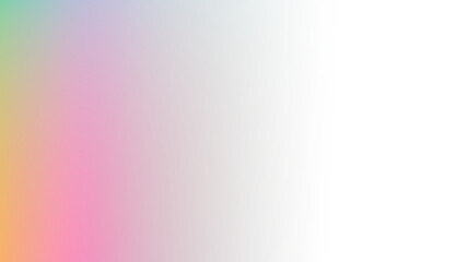 Colorful gradient overlay transitioning from yellow to green on transparent background