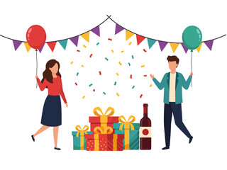 Celebrating Special Occasions with Gifts and Balloons