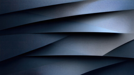 Abstract geometric background with layered blue shapes, modern texture, and soft lighting creates calm and sophisticated atmosphere