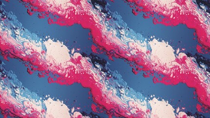 Abstract painting seamless pattern. Abstract smooth spots. Abstract watercolors artwork.	