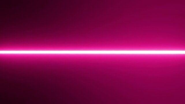 Glowing pink light bar against a dark magenta backdrop
