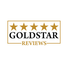 Five golden stars. Top quality concept illustration. 5 Rating review star icon. 3d award gold stars signs vector. Best quality ranking symbol