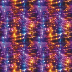 Glowing sparkling seamless pattern background. Digital photo illustration. 