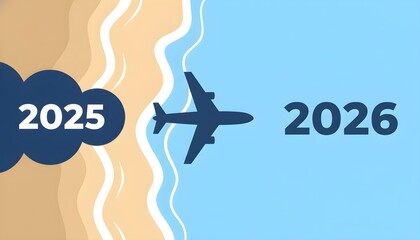 A silhouette of a jet aircraft flying through a cloudy sky represents a travel icon for business transportation and world vacation flight design