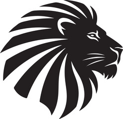 50 Lion Head Silhouette Icon Bundle