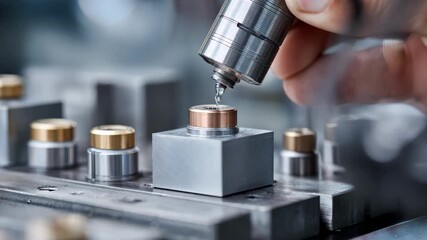 Consumer product metal injection molding capturing the crafting of finely detailed small parts highlighting versatility and precision in everyday item manufacturing.