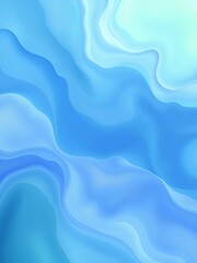 Obraz premium Soft washes of blue and green blend seamlessly, creating a dreamy, fluid effect, abstract background, texture