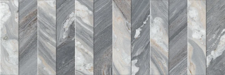 Grey marble blocks texture. Ceramic wall tile surface. © Vidal