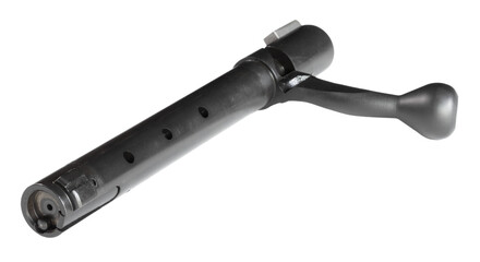 Black bolt and handle for a bolt-action rifle