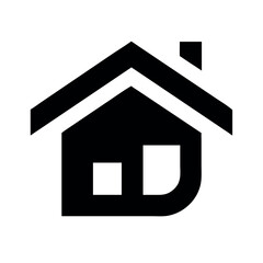 home icon on a white background