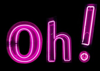 Oh! n&eacute;ons roses