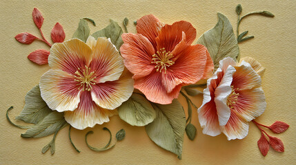 Paper Flower Arrangement