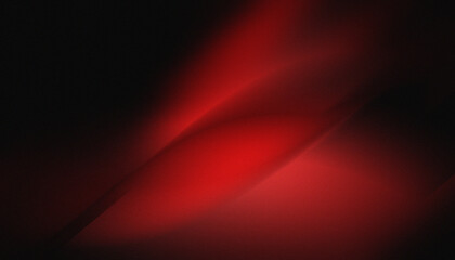Modern abstract red and black color gradation smooth background with noise texture.