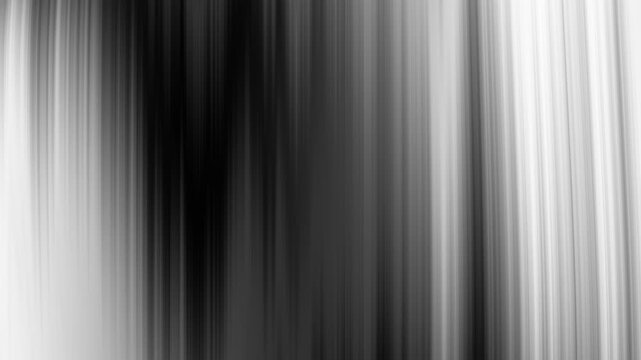 Abstract animated background with flowing vertical white light waves moving like curtain swaying in the wind, creating a calming futuristic motion for ads, creative design, digital art or presentation