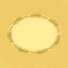 abstract background with golden ornament