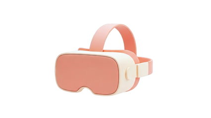 VR Headset Isolated on White Background