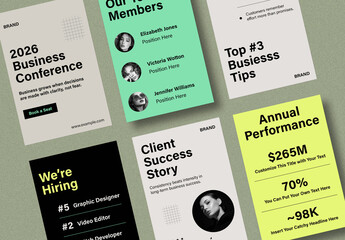 Modern Business Consulting Social Media Post Template