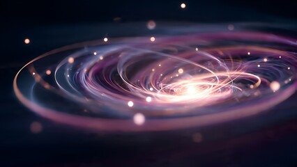 Quantum Visualization of Spinning Electrons in Vibrant Cosmic Swirls