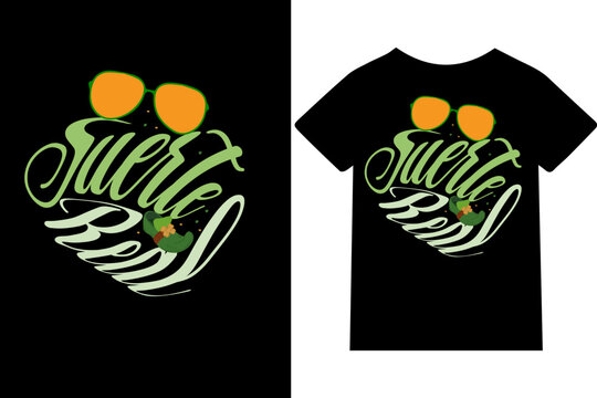   Suerte real-Dise&ntilde;o de camisetas, frases, carteles, tazas y tipograf&iacute;a creativa..