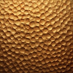 Textured hammered gold background with dimpled metallic relief and warm bronze surface pattern