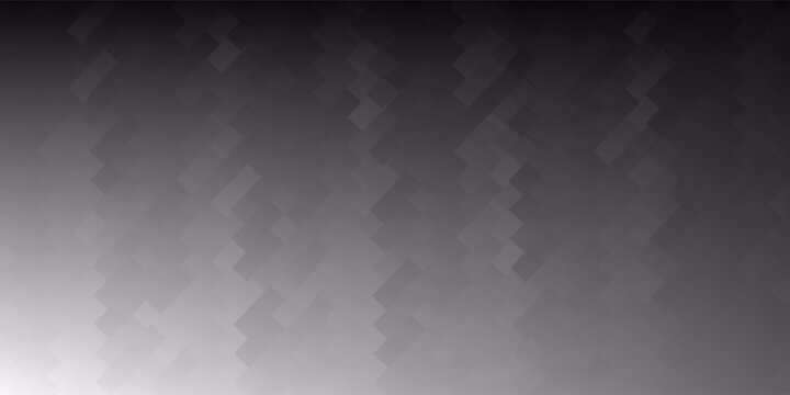 Dark Silver, Gray vector polygonal illustration, which consist of rectangles. Rectangular pattern for your business design.
