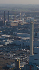 Wolfsburg Car Manufacturing Plant Aerial