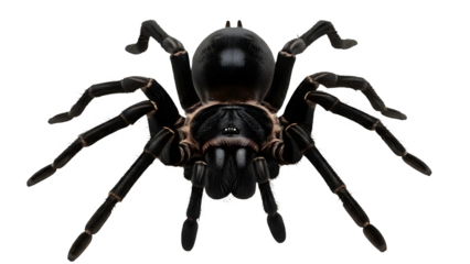 high quality file Black widow spider Latrodectus PNG stock image PNG 