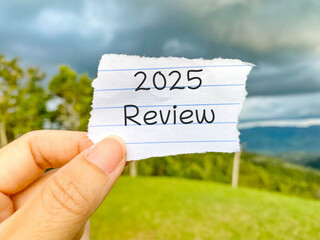 2025 Review Concept for Planning and Goals on Paper