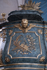 The pulpit at Porvoo Cathedral Finland