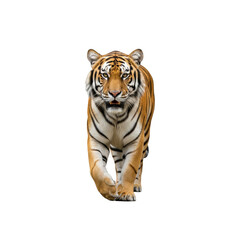 Obraz premium Tiger walking on Transparent Background