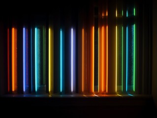 Abstract Geometric Refractions of Blue and Gold Light