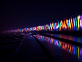 Converging Rays of Light in Dark Space