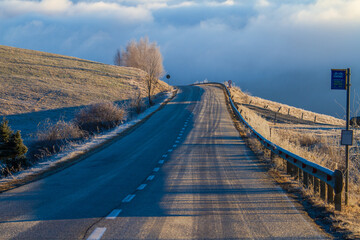 Landscape in Romania, Paltinis, Sibiu