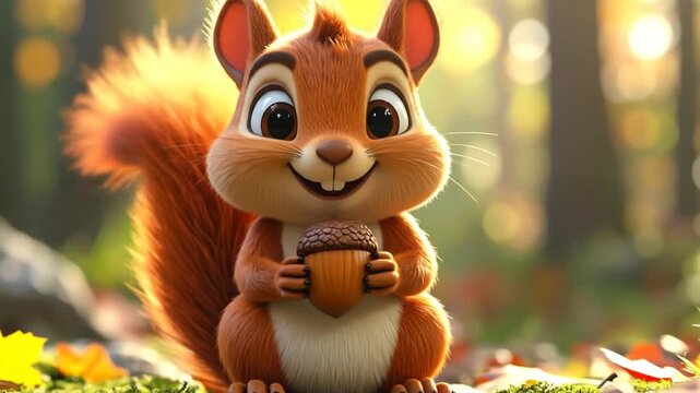  cartoon squirrel 