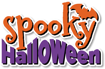 Halloween Text Sticker