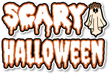 Halloween Text Sticker