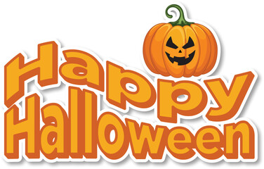 Halloween Text Sticker
