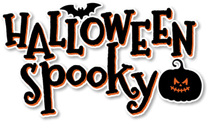 Halloween Text Sticker