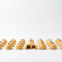 nastar cake with white background