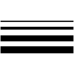 Straight Line Vector Set &ndash; Horizontal Divider and Separator Lines