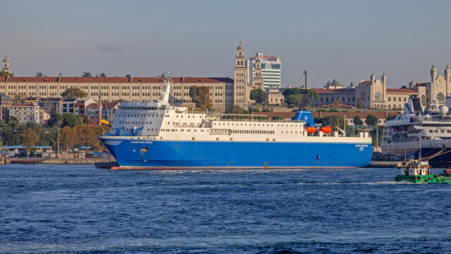 Lider Express Kribi at Haydarpasa Port in Istanbul Turkey