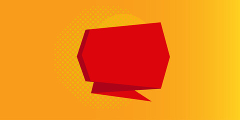 rрасный sale на желтом фоне баннер