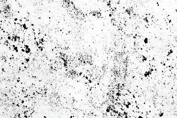 Obraz premium Grunge texture with black splatters on white background