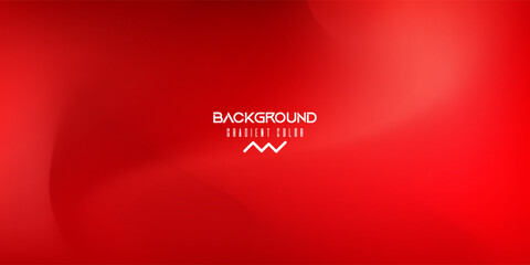 Red Abstract Gradient Background with Smooth Flowing Curves. Futuristic Technology Concept