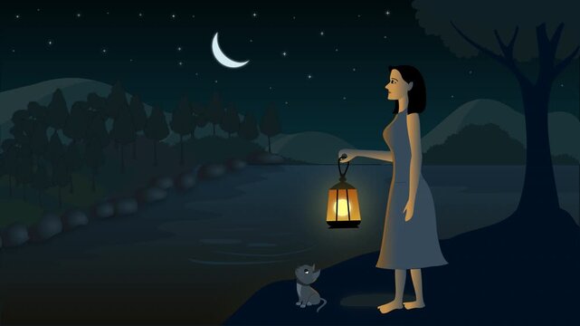 woman in the night 