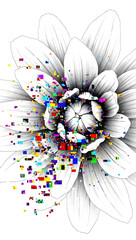 abstract floral background