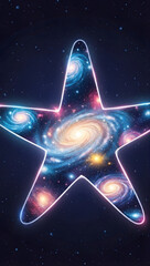 abstract background with star