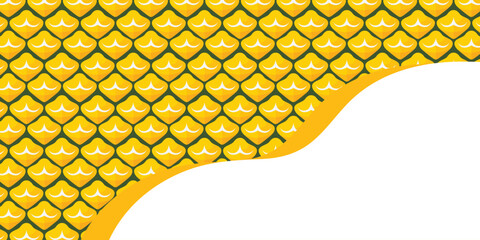 Background texture pattern pineapple. Yellow color pineapple skin motif © Widy Amelia Putri